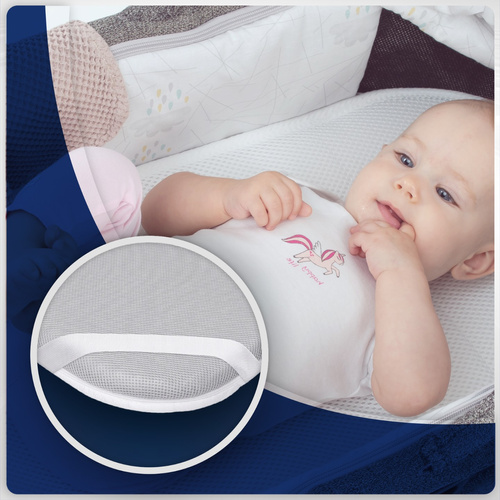 Ochraniacz na materac do Momi Smart Bed oraz Lionelo Theo/ Timon 86x50 Oddychający Wodoodporny