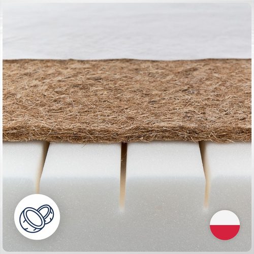 Materac 70x140 do łóżeczka Kokosowy