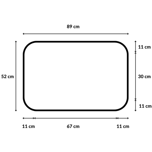 KIT - FizjoMAX First mattress for Neste Up 89x52 bed + AIR PROTECT protector