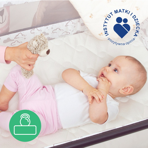 Materac Fizjomax® One do kołyski Chicco Baby Hug 5w1 77x39 Poleca Mama Fizjoterapeuta