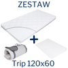 Set - TRIP mattress 120x60 + Crib wedge