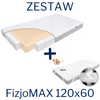  ZESTAW - Materac FizjoMAX 120x60 + Ochraniacz AIR PROTECT