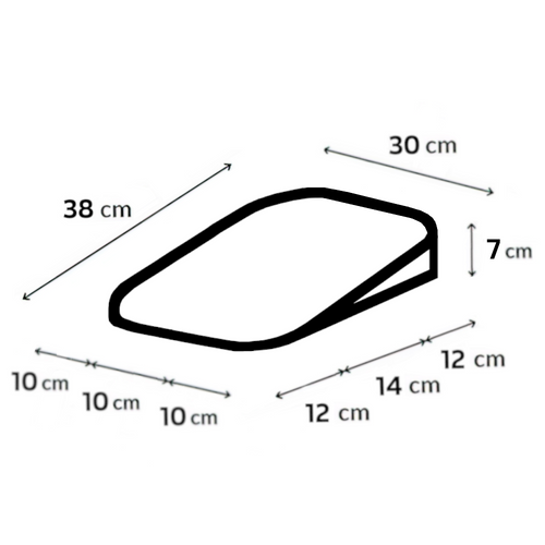 Klin do Gondoli Wózka Antyrefluksowy 30x38x7,5