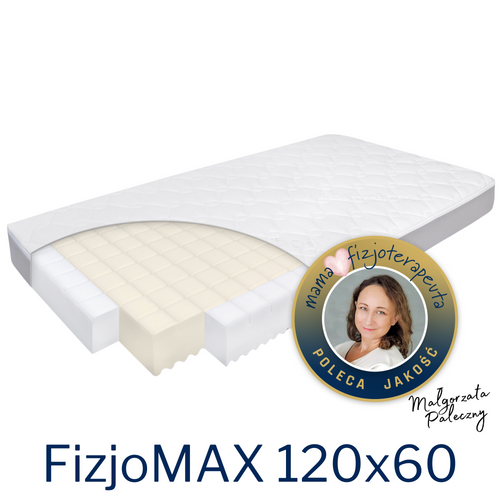 Materac FizjoMAX Baby 120x60 Poleca Mama Fizjoterapeuta