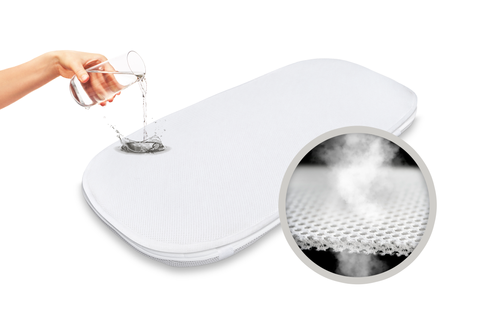ZESTAW - Materac do Chicco Baby Hug 72x33 + 2x Prześcieradło do Gondoli + Ochraniacz AIR Protect