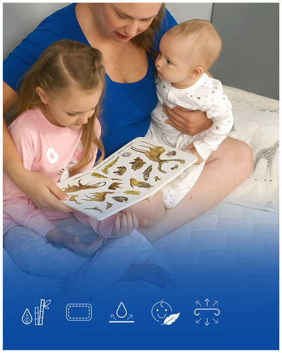 Ochraniacz na materac 90x200x13 Harmoony wodoodporny bambusowy