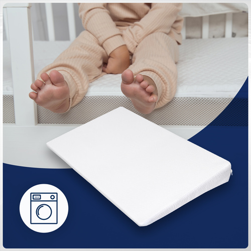 Poduszka Klin do Łóżeczka Antyrefluksowa dla Niemowląt 60x38x7