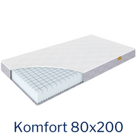 KOMFORT HYDRO 120x60 Foam mattress