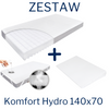 Set - COMFORT mattress 120x60 + AIR PROTECT protector + Crib wedge