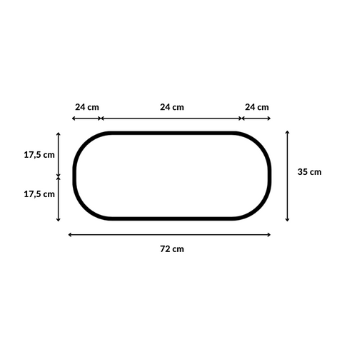 KIT - 72x33 gondola mattress + Crib wedge