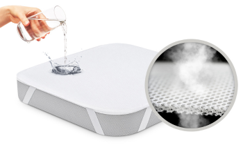 Ochraniacz na materac do Waldin 7w1 73x73 lekko zaokrąglone rogi Oddychający Wodoodporny